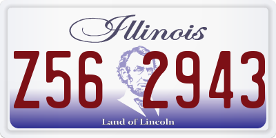 IL license plate Z562943