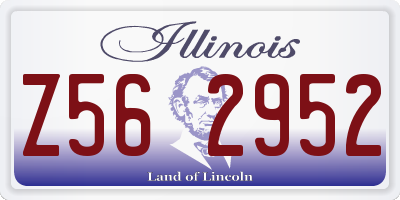 IL license plate Z562952