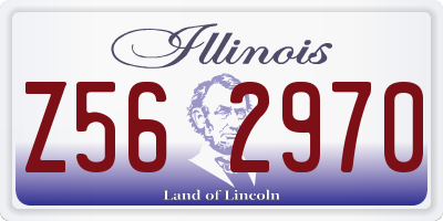 IL license plate Z562970