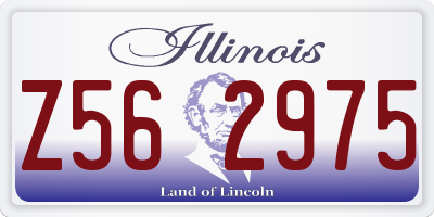 IL license plate Z562975