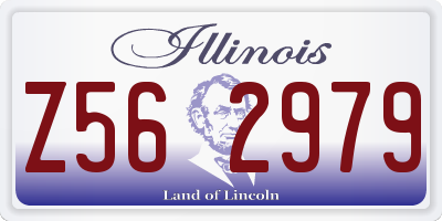 IL license plate Z562979