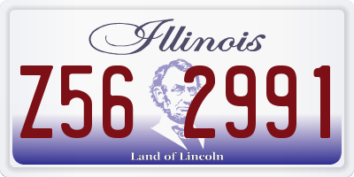 IL license plate Z562991