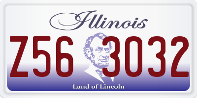IL license plate Z563032