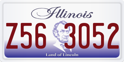 IL license plate Z563052