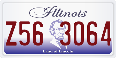 IL license plate Z563064