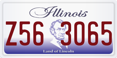 IL license plate Z563065