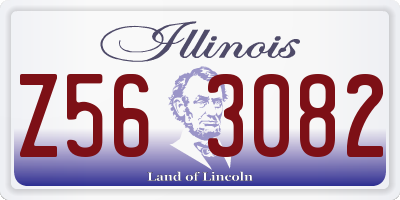IL license plate Z563082