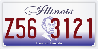 IL license plate Z563121