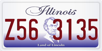 IL license plate Z563135