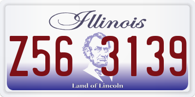 IL license plate Z563139