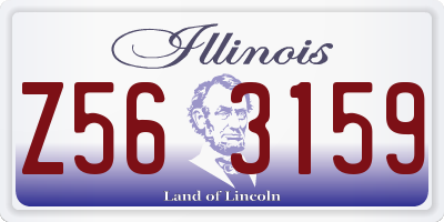 IL license plate Z563159