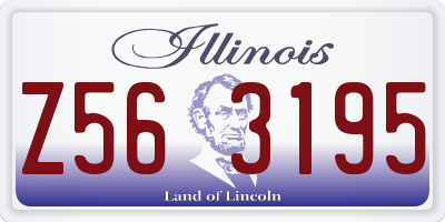 IL license plate Z563195