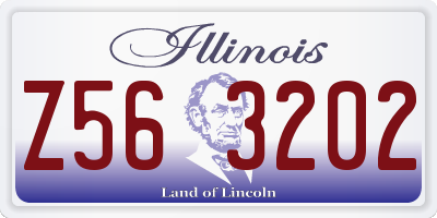 IL license plate Z563202