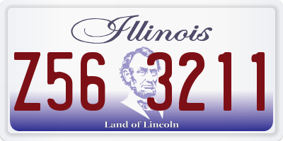 IL license plate Z563211