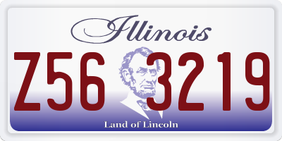 IL license plate Z563219
