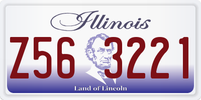 IL license plate Z563221