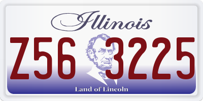 IL license plate Z563225