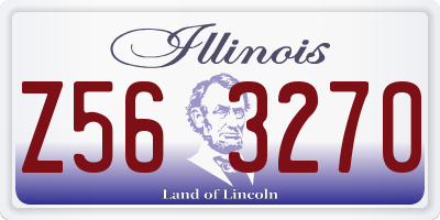 IL license plate Z563270
