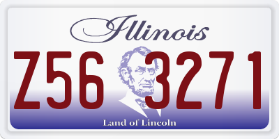 IL license plate Z563271