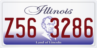 IL license plate Z563286