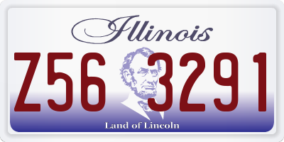 IL license plate Z563291