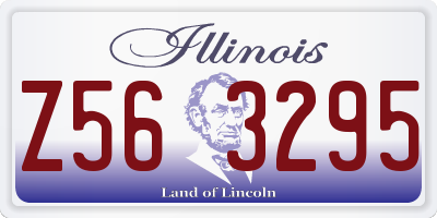 IL license plate Z563295