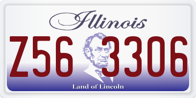 IL license plate Z563306