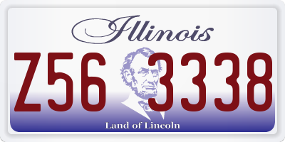 IL license plate Z563338