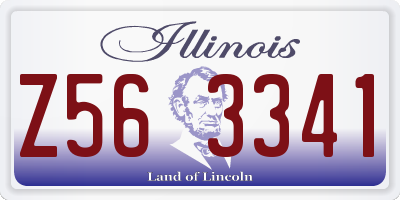 IL license plate Z563341