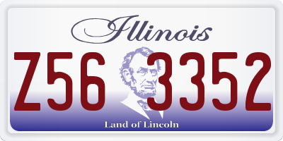 IL license plate Z563352