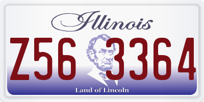 IL license plate Z563364
