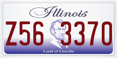 IL license plate Z563370