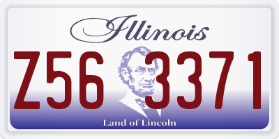 IL license plate Z563371