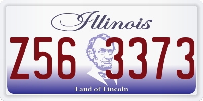 IL license plate Z563373