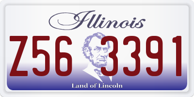 IL license plate Z563391