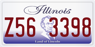 IL license plate Z563398