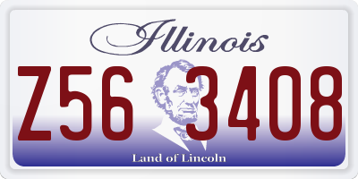 IL license plate Z563408