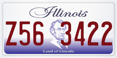 IL license plate Z563422