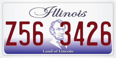 IL license plate Z563426