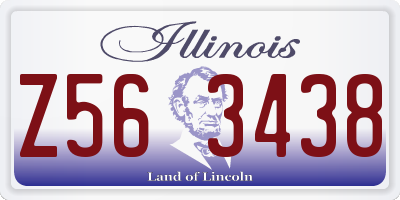 IL license plate Z563438