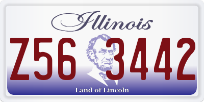 IL license plate Z563442