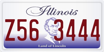 IL license plate Z563444