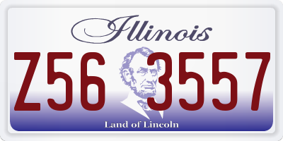 IL license plate Z563557
