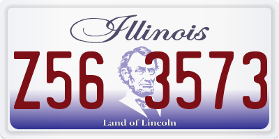 IL license plate Z563573