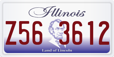 IL license plate Z563612