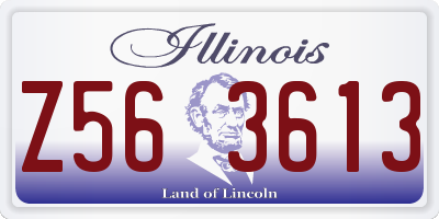 IL license plate Z563613