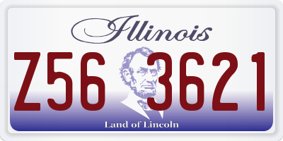 IL license plate Z563621