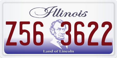 IL license plate Z563622