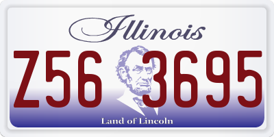 IL license plate Z563695