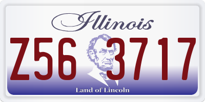 IL license plate Z563717